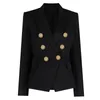 Vrouwen tweedelige jurk luxe blazer pak rok set kantoor outfit grote gesp korte rokken lange mouwen zakelijke jas S-XXL