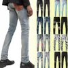 Jeans Jeans déchirés Miri Designer Genou Skinny Droit Taille 28-40 Moto Trendy Hole High Street denimSML