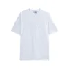 Новая мужская футболка оверсайз с простыми вышитыми буквами и принтом, короткая футболка для мужчин и женщин, повседневная спортивная универсальная футболка