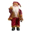 Рождественские украшения Кукла Санта-Клауса Большая 3020 см Елочное украшение Годовое украшение дома Natal Kids Gift Merry 231013