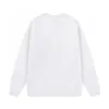 남자의 까마귀 스웨트 셔츠 블랙 화이트 클래식 알파벳 브랜드 패션 캐주얼 새로운 럭셔리 100%면 커플 사이즈 플러스