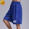 Marca kd bermudas jogo de bola shorts verão solto fino dupla face na altura do joelho cintura elástica curto masculino prática shorts ship307s