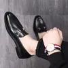 Zapatos de vestir de lujo italianos para hombres mocasines de cuero genuino mocasines para caballeros caminar zapatillas de deporte de diseñador gamuza casual resbalón en pisos oficina de bodas zapato formal clásico