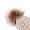 BeanieSkull Caps Custom for Women Personality Wild Female Fur Pom Poms Hats Fashion Winter Warm Beanie Hat Hip Hop Skullies Knit Ski Cap 231013