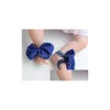 Primeiros caminhantes sandálias de bebê bowknot sapatos er pé chiffon laços infantil menina crianças primeiro walker pogal adereços 14 cores a164 bebê, ki dhdri