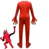 Cosplay Game Gartenon Garten från Ban Red Green Blue Monster Jumbo Josh Cosplay Costume Anime Horror Jumpsuit Mask Halloween Suit