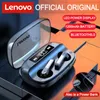 سماعات الأذن Lenovo QT81 Wireless Earphone 1200 Mah Bluetooth 5.0 سماعات الرأس AI Control Geadse Meadset Stereo Bass Dual Dual