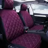 Coprisedili per auto Copertura anteriore universale Peluche Cuscino singolo Morbido e confortevole Velluto antiscivolo Auto Nero Traspirante Lavabile