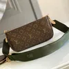 Luxury Old Flower Designer Bag Multi Pocket Crossbody Bag Luxury Wallet Women Shoulder Bag Handbag Women Designer Wallet Luxury