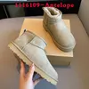 Winter Boots Fur Ladies Snow Real Sheepskin Wool Low-cut Warm Shoes Man and Women Short Super Mini 230922