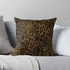 Almohada Cheetah Fur Textura Lanza Sentada Cajas de sofá decorativas