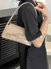 Sacos de ombro estilo inserção bloqueio saco moda axilas saco feminino 2023 nova moda casual bolsa cor sacos de ombro elegantebolsasloja