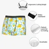 Sous-vêtements jaunes en caoutchouc canards bulles bain canard jouet de bain mignon homme culotte homme sous-vêtements shorts boxer slips