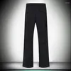 Calças masculinas qualidade homens cor sólida cintura elástica jogger hombre cordão breasted calças sweatpant calças pantalones de