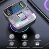 GZ01 شاحن سيارة Bluetooth 5.3 FM Transmitter Wireless Bluetooth Car Adapter Mp3 Player Handsfree Call Dual USB PD Quick Charger