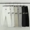 Designer Streetwear Mens Womens Pants Classic 1977 Letter Print Loose DrawString Oversize High Street Sweatpants Joggers Hip Hop T206B