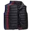 Gilet da uomo 2023 Uomo Primavera e Autunno Gilet Giacche Maschili Colletto alla coreana Abbigliamento Leggero Impacchettabile Solido Senza maniche Cappotti Y41