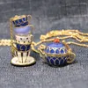 Stud Earrings Accessories European And American Teacup Necklace Earring Suit Female
