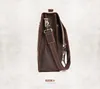 Briefcases Vintage Crazy Horse Leather Men Briefcase Business Bag Laptop Male Tote Handbag Shoulder