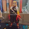 Finger Toys 20cm Kimetsu No Yaiba Anime Figure Vibration Stars Rengoku Kyoujurou Figure Artfx J Demon Slayer Agatsuma Zenitsu Figurine Toys