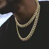 20 "24" 28 "2018 usine Top qualité Micro pavé cz chaîne à maillons cubains Miami longue chaîne de luxe garçon hommes bijoux hip hop collier 296b