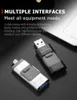 Memory Cards USB Stick Memory Cards USB Stick USB Flash Drive 128GB 256GB Memory Stick External Storage for iPhone 4in1 Photo Stick USB30 Thumb Drive Compatible iPhon