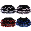 Sexig uppsättning elastisk petticoat gotiska kvinnor kjol petticoat burlesque mesh sexig mikro mini tutu kjol damer prestanda steampunk kjolTsl23.10.12