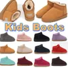 U Baby bottes enfants chaussures de créateur tout-petits garçons filles botte de neige basse enfant hiver chaussons chauds jeunesse WGG