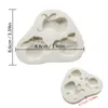 Stampi da forno Fiocco Bowknot Stampo per torta in silicone Decorazione lecca-lecca Sugarcraft Cioccolato Cupcake Strumenti in resina Decorazione fondente