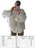 여자 블렌드 Taovk 가을 겨울 풀오버 니트 스웨터 바닥 셔츠 도시 캐주얼 느슨한 슬리브 레이디 스웨터 231013