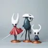 Vingerspeelgoed 3 stks/set Hollow Knight Anime Game Figuur de Ridder Action Figure Hornet/eekhoorn Beeldje Collectible Model Pop Speelgoed Gift 6-12 cm