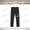 Xinxinbuy hommes femmes designer pantalon homme lettre impression coton printemps été marron blanc noir bleu S-2XL303i