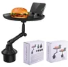 Verstelbare autobekerhouders Drink koffiefles organizer Accessoires Voedsellade Autotafel voor hamburgers Frieten telefoon hol7700519