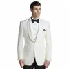 メンズスーツ最新のコートパンツデザイン2023結婚式の新郎の黒人男性タキシードトライスパラホンブルコスチュームhomme terno masculino 2ピース