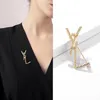 2023 Classic Brass brooch Designer Letter Vintage Classic 18K Gold Plated Needle Womens Fashion brooch Big Bead Women's Clothing Christmas Alloy brooch