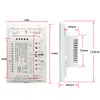 Controllo Wifi Wall Touch Light Switch Can Remote Control Wireless Tuya/Smart Life App Backlight Work con Alexa Google Voice US US EU