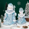 Decorazioni natalizie Anno Figurina di bambola di Babbo Natale per accessori per la decorazione domestica Ornamenti per alberi di Navidad 40 cm Figura in piedi grande 2023 231013