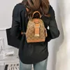 and Popular Women's Bag 2024 New Classic Printed Backpack PU Small Book Multi purpose sling bags single Shoulder Crossbody