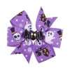 Halloween Mädchen Haarspangen Band Schleife Geist Kürbis Schädel Haarnadel Festival Party Lustige Baby Haarschmuck für Kinder Mädchen Haarspange Geschenk 2803