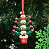 Factory Outlet Zibi Hot Selling Diy Christmas Snowman Name Pendant Creative Potting Family Christmas Tree Pendant