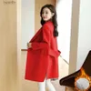 Women's Wool Blends Elegant Thick Warm Mid Length Woolen Coat New Winter Loose Slim One-button Outerwear Solid Color All-match Streetwear Coat WomenL231014