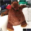 Plush Dolls 100Cm Brown Teddy Bear Djungelskog Plush Toys Soft Stuffed Animal Toy Cushion Doll For Girl Pillow Drop 210825 Toys Gifts Dhkby