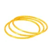 Bangle Vietnam Sand Gold 2mm Ancient Method Heritage Bracelet Ladies Smooth Plain Circle Solid Copper Plated