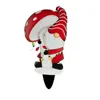 Décorations de Noël Série de cadeaux Gnome Insert en métal 3 Nain du Père Noël Père Noël Cour Plugin Décor pour jardin arrière-cour extérieure 231013