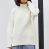 Women's Sweaters Oversized Elegant Knit Winter Jumper Woman Pullovers 2023 Fall Blue Long Sleeve Top Thick Turtleneck Sweater