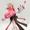 フィンガー玩具25cm yae miko genshin ImpactアニメフィギュアGenshin Impact Klee Action Figur