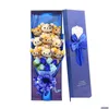 Bonecas de pelúcia bonito urso de pelúcia animal de pelúcia brinquedo dos desenhos animados bouquet caixa de presente criativo aniversário dia dos namorados natal 220526 brinquedos g dhwex