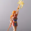 Trajes de mascote 23cm One Piece Anime Figuras Nami Beauty Girl Stand Action Figure Pvc Collectible Modelo Boneca Ornamentos Brinquedos Presentes para Crianças