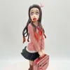 Dito Giocattoli 27 centimetri Demone Slayer Anime Figura Gk Uniforme Nezuko Kamado Action Figure Kimetsu No Yaiba Figurine Collection Modello bambola giocattoli