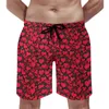 Herren Shorts Pink Hearts Pirnt Gym Happy Valentine Classic Beach Man Design Running Surf Fast Dry Badehose Geburtstagsgeschenk